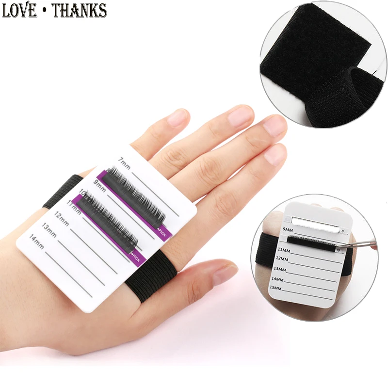 

Acrylic Eyelashes Lashes Display Palette Extensions Pallet & Bandage Lash Glue Pad Eyelash Stand Holder Extension Makeup Tools