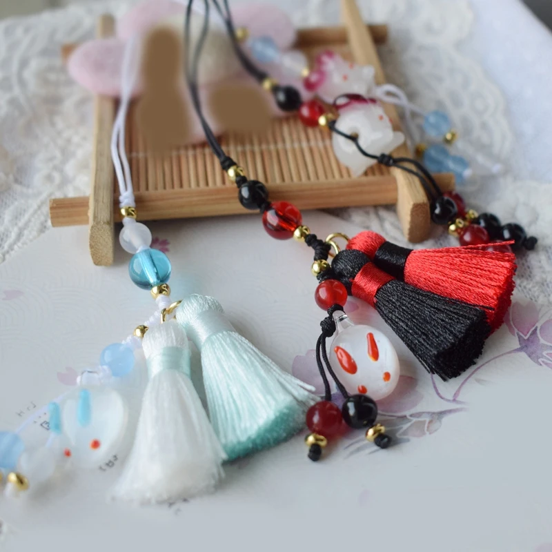 Grandmaster of Demonic Cultivation Tassel Pendant Mobile Phone Backpack Cosplay Decor Prop Collectible for Boy Girl 1pcs | Тематическая