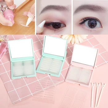 

240 Pairs Double Eyelid Tape Eye lift Makeup Tape Sticker Mirror Box Double Invisible Eyelid Pastes Eyeliner Sticker lift
