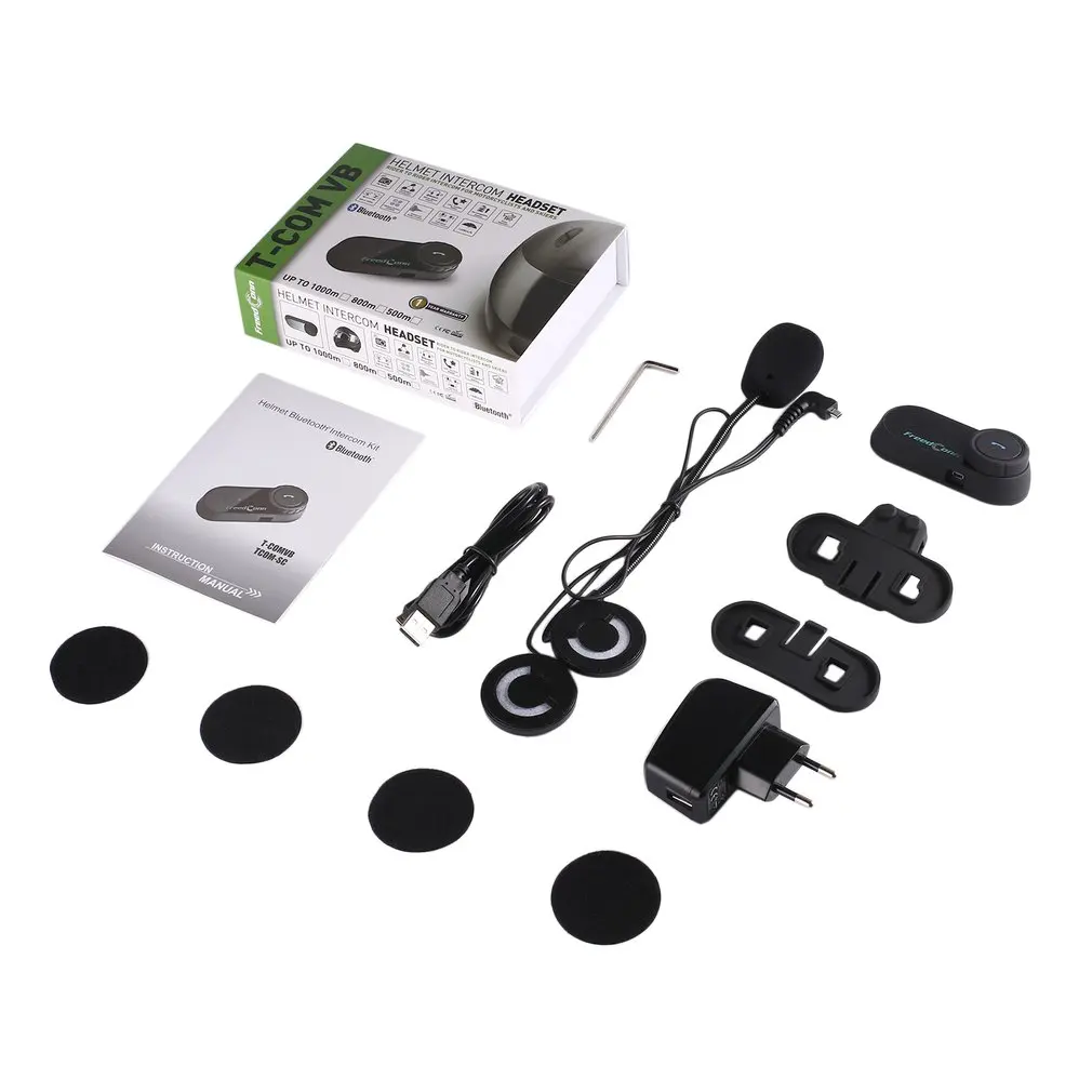 

Hands Free Profiles Motorcycle Helmet Headset Wireless Intercom Headphones With Microphone For Motorcyclists Skiers