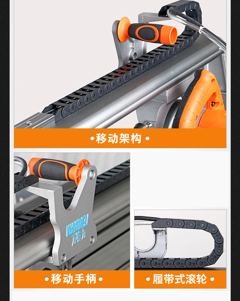 QX-800 45 degree chamfer Multi-function Fully automatic Electric desktop Tile slotting Cutting machine