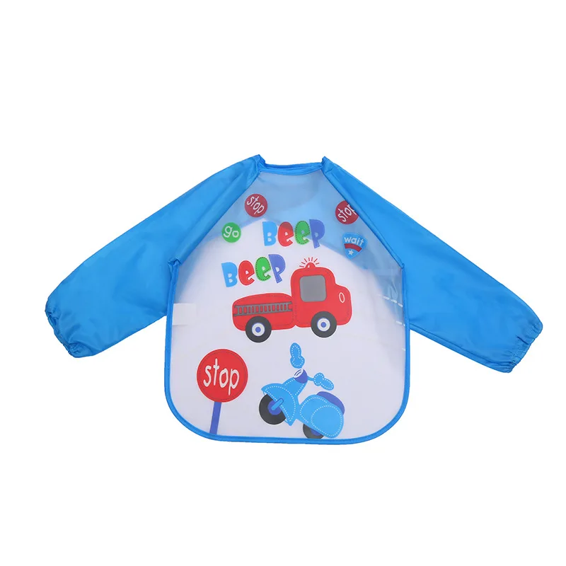 Стиль младенцев Одежда для кормления для детей, eva Водонепроницаемый детской верхней одежды для детей с длинными рукавами одежда для покраски производители Wh