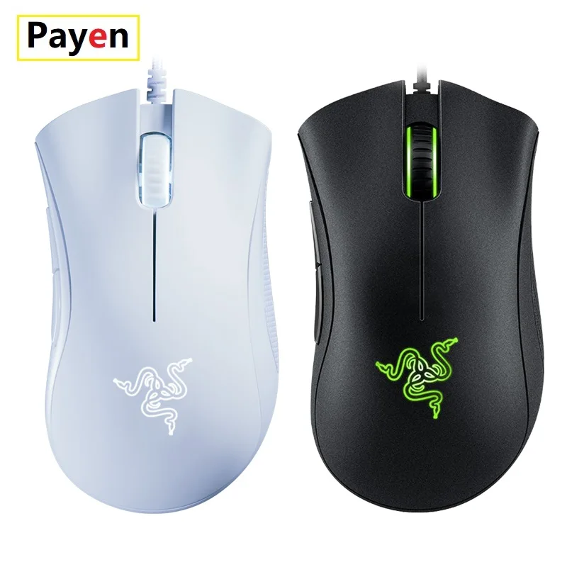 

PAYEN Razer DeathAdder Essential Wired Gaming Mouse Mice 6400DPI Optical Sensor 5 Independently Buttons For Laptop PC Gamer