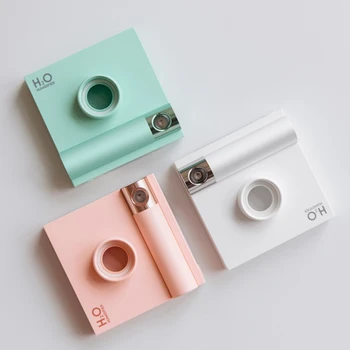 

EAS-Water Bottle Portable Humidifier Rechargeable Aromatherapy Aroma USB Humidifier Air Diffuser with Night Lamp