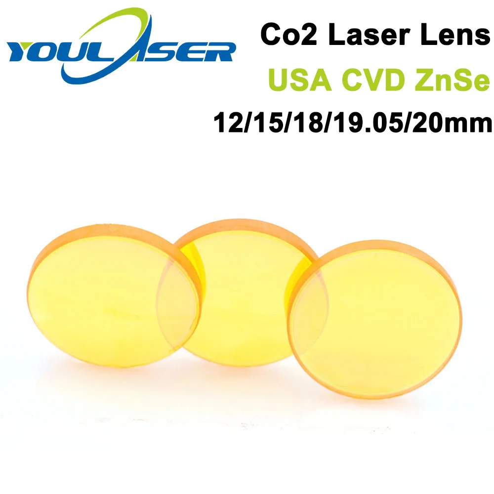 Фокусная Лазерная линза CVD ZnSe диаметр 12 15 18 19 05 20 FL 38 1 50 8 63 5 76 2 101 6 мм для лазерного