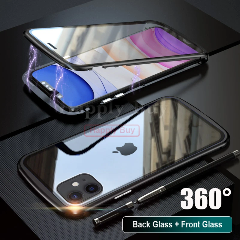 

Full Body Protective Phone Case For iPhone 11 Pro Max cases 360 Magnetic case For iPhone 11 Pro Max Case Covers Shockproof Armor