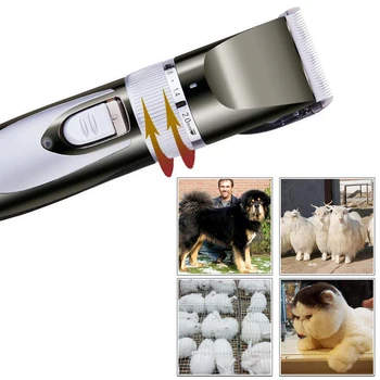 

Electric Pet Hair Trimmer Low Noise Pet Hair Clipper Cutting Machine for Dogs Cats Rabbits Sheep US Plug