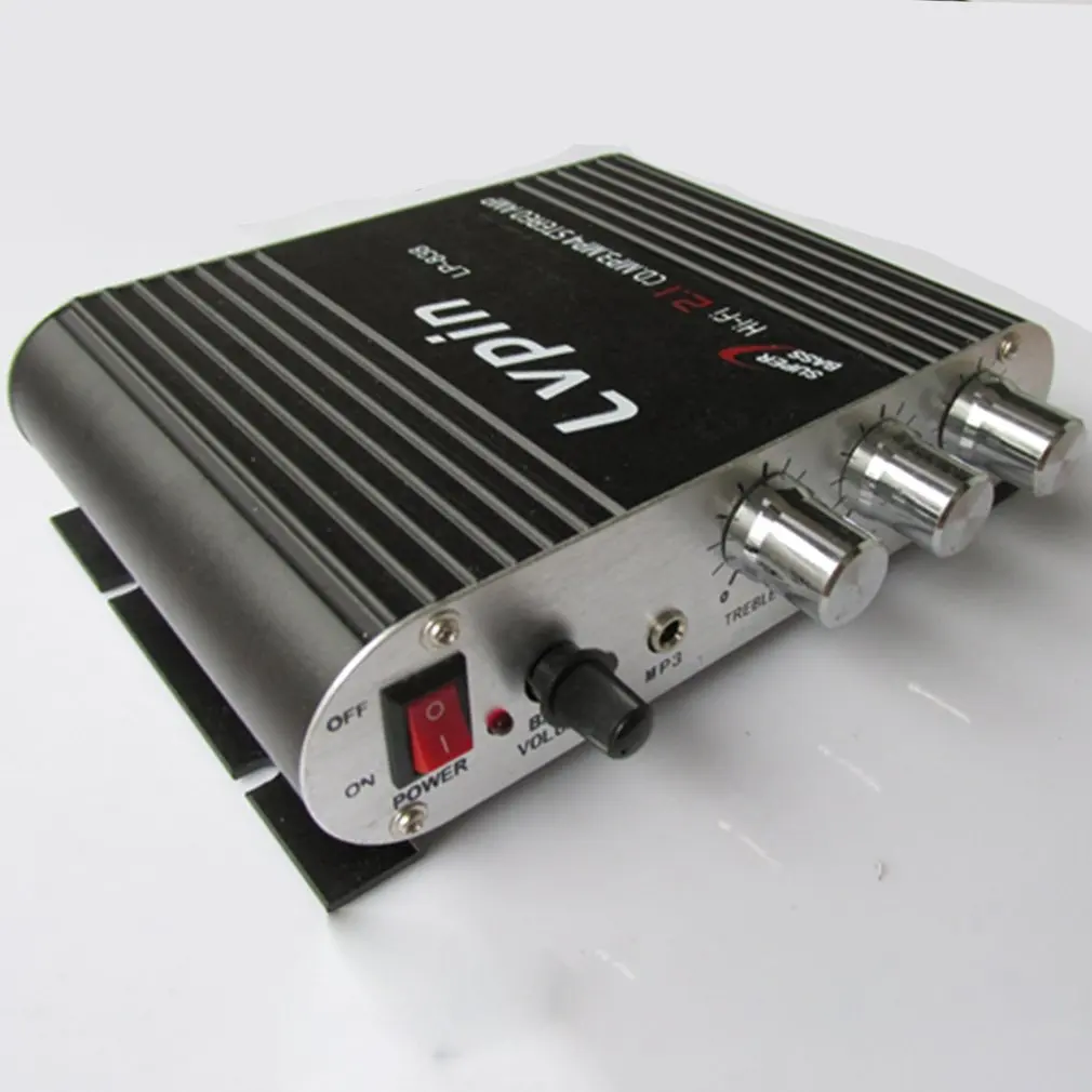Lepy LP-838 усилитель мощности автомобильный Hi-Fi 2,1 MP3 радио аудио стерео бас усилитель динамиков плеер для мотоцикла дома без штепсельной вилки