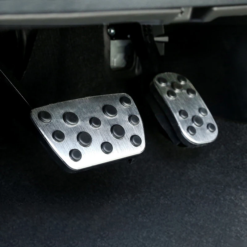 Car Foot Fuel Pedals Accelerator Brake Pedal Pad Cover For Toyota Land Cruiser Prado FJ 150 2010 -