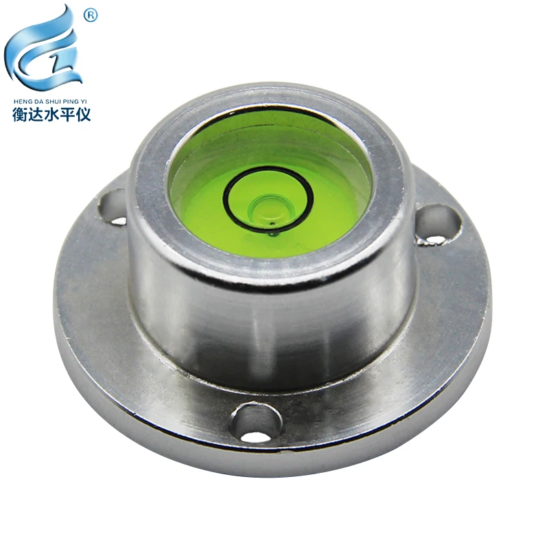 

Металлический уровень пузырьковый фланец уровень пузыря с монтажным отверстием круговой уровень 29,2*19,2*13 мм