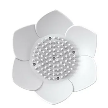 

Flower Shape Soap Dish Storage Holder Silicone Soap Holder Sink Sponge Drain Box Storage Drying Rack Bathroom Supplies