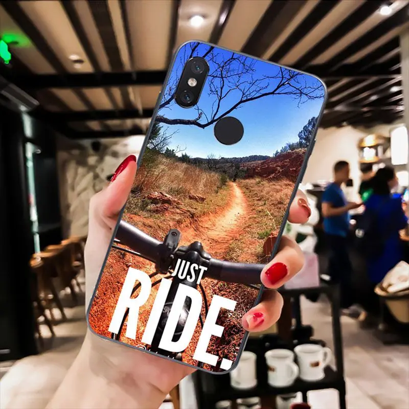 MaiYaCa Amazing mountain bike Bicycle MTB design Phone Case for Xiaomi Redmi8 4X 6A 9 8T Redmi 5 5Plus Note5 7 Note8pro 9 9pro xiaomi leather case chain