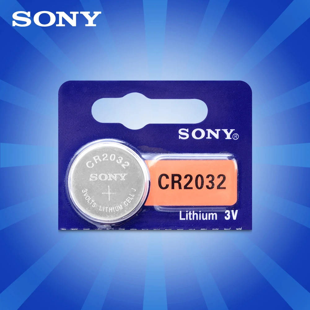 SONY 1-50Pcs CR2032 3V Lithium Button Cell Batteries BR2032 DL2032 ECR2032 CR 2032 Coin Battery Single Use For Watch Calculator