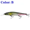 Leurre méné wobbler en plastique dur avec 3 hameçons, appât artificiel idéal pour la pêche au bar, Crankbait, 13.5cm, 15.5g, 1 pièce ► Photo 2/6