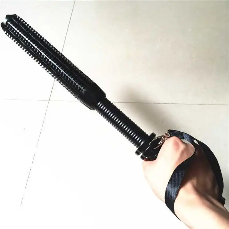 Self Defense Telescopic Baton Flashlight Rechargeable Q5 LED Torch
