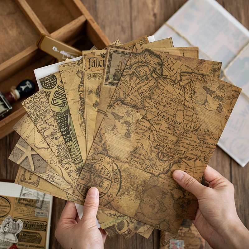 Old Kraft Paper Series Background Material Paper Junk Journal Planner Craft Paper Scrapbooking Decorative Diy Photo Albums Craft Paper Aliexpress
