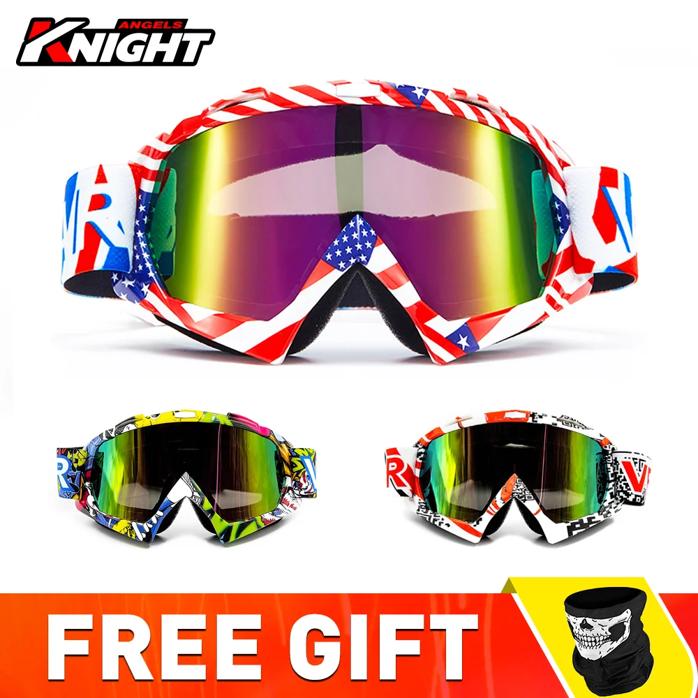 Off-Road Goggles Motocross Motorcycle Accessories Replaceable Lens Sunglasses Ski Glasses Windproof Eyewear Off-Road Goggles