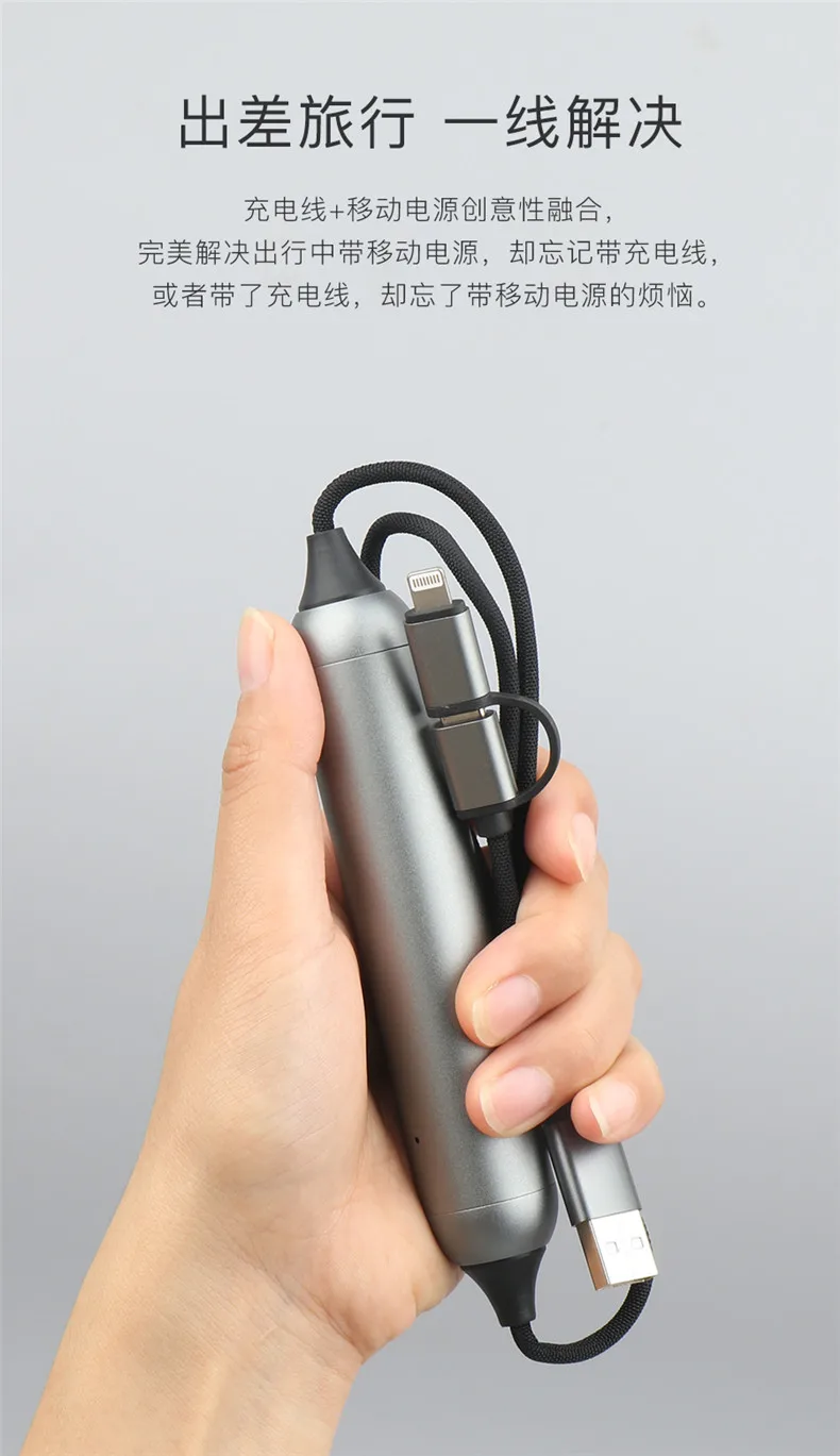 Puridea L16 для Apple Iphone8X/usb type-c кабель зарядное устройство два в одном Мобильная мощность