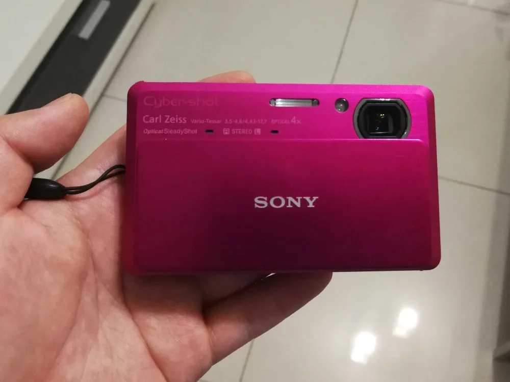 Б/у тонкая цифровая камера sony Cyber-shot DSC-TX55 16,2 МП с 5-кратным оптическим зумом и сенсорным oled-экраном 3,3 дюйма