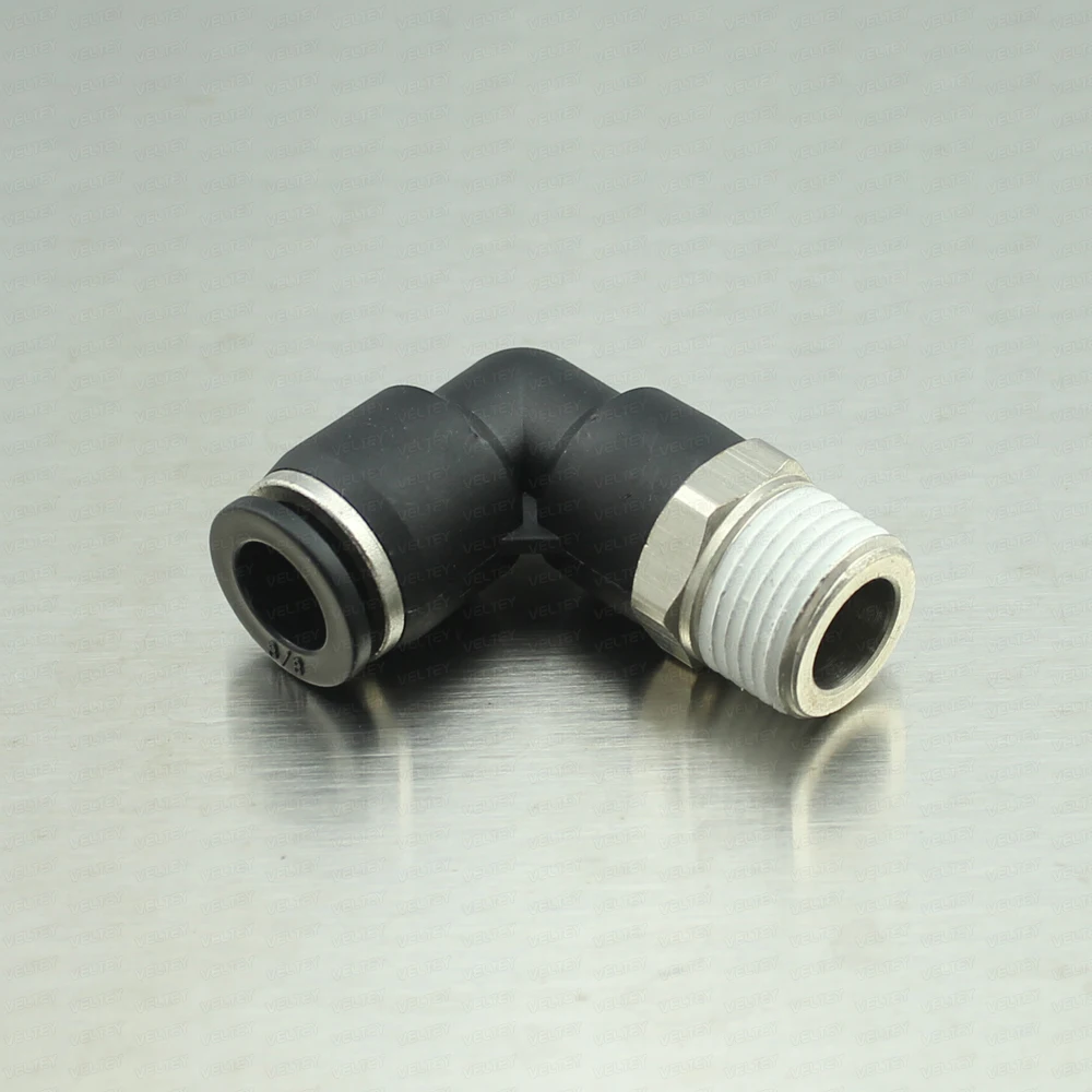 Details about   Pisco PL 1/4-N3U elbow 1/4" tube OD 3/8" NPT thread bags of 10 