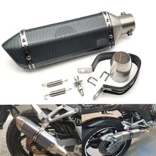 51MM Universal Motorcycle modified exhaust pipe muffler Exhaust System For Suzuki gsxs 750 1000 rgv 250 gsr 600 750 GSXR1000