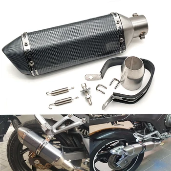 

51MM Universal Motorcycle modified exhaust pipe muffler Exhaust System For Suzuki gsxs 750 1000 rgv 250 gsr 600 750 GSXR1000