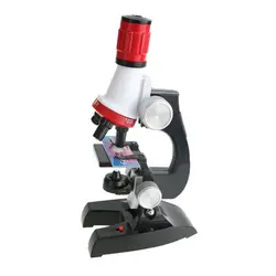 Детская 100X 1200X Биологический микроскоп набор микроскопов Обучающие игрушки Монтессори научная биология игровой стволовых подарок игрушка