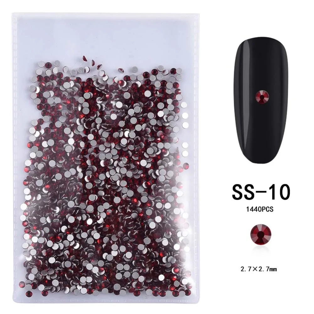 1 Pack Nail Rhinestones 3D AB Crystal Pearl Nail Stones DIY Accessories Nail Art Decorations