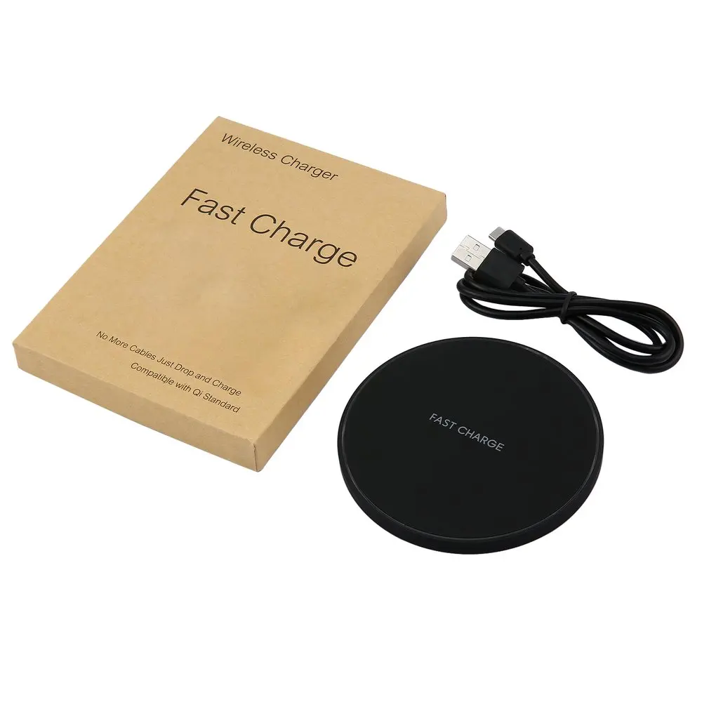 10 Вт совместимое 7,5 Вт портативное зарядное устройство пластиковая Нижняя оболочка спрей покрытие для лица мобильный телефон Беспроводное зарядное устройство светильник вес