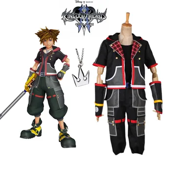 

Anime Kingdom Hearts Sora Cosplay Costume for men High Quality Luxury Complete Uniform Custom Made