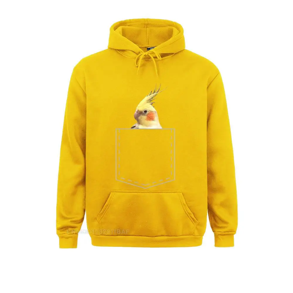 Cute Cockatiel Shirt Funny Pocket Parrot Lover T Shirt Gift Mens Long Sleeve Sweatshirts Comics Hoodies New Design cosie Clothes