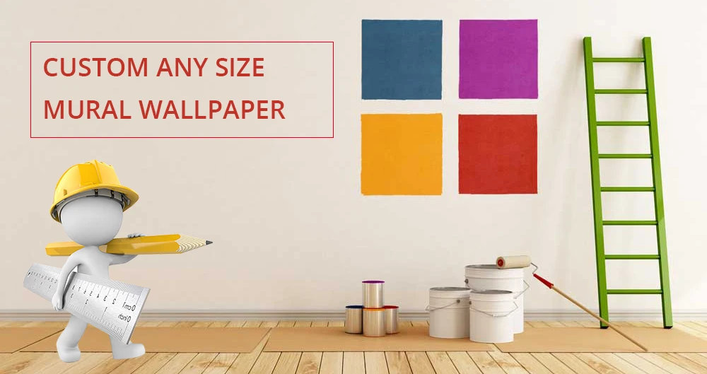 papel de parede personalizado em qualquer cozinha plano de decoração de prova