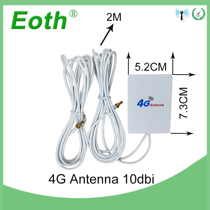 Антенна 3G/4G LTE CRC9 коннектор маршрутизатор 4G/LTE антенна 3G внешняя с кабелем 2 м для