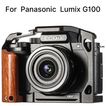 

UURig C-G100 Metal Cage Case for Panasonic G100 Protective Cage With double Cold Shoe Extend Microphone Light Camera Accessories