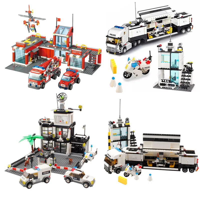 Детский конструктор полицейский участок|Наборы для сборки моделей| |