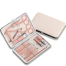 Nordmyra 1 Set Stainless Steel Tweezer Nail Art Clipper Scissors Tweezer Knife Manicure Nail Art Cutter Pedicure Manicure Tools