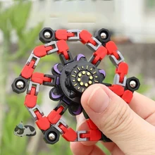 

Fidget Chain Toys Fidget Spinne New Mechanical Fingertip Creative Gyro Toy Diy Deformable Stress Relief Toy for Adult Kids Gift