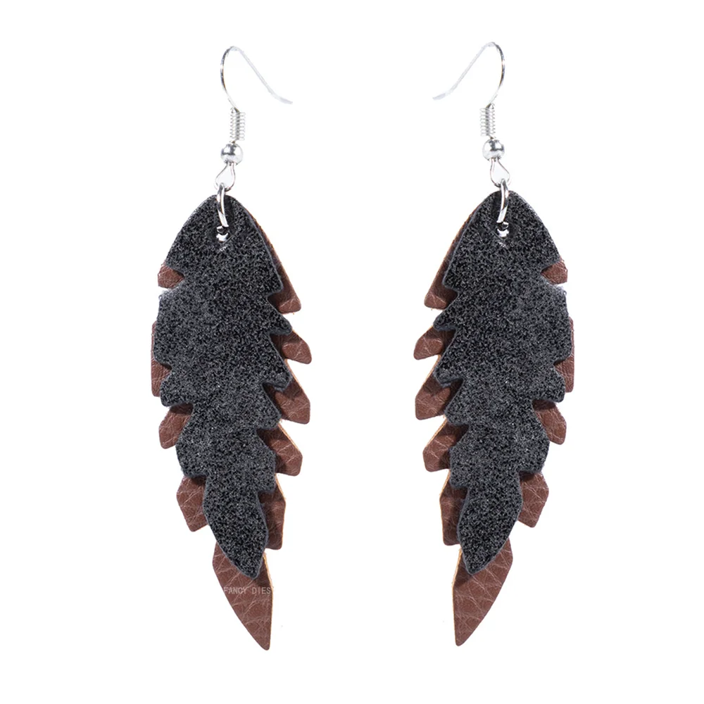 

2021 New Long earrings cutter Cutting Die Mold Diy Scrapbook Decoration Wooden Knife Mould Suitable For Fustelle