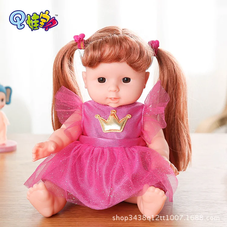 30cm afro hair Bath Silicone baby doll Simulation Baby Reborn Doll Appease Girl's Toy Dolls reborn | Игрушки и хобби