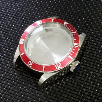 

41mm 316L Stainless Steel Watch Case With Bezel Waterproof Spare Part for Japanese NH35 Movement Watch Parts