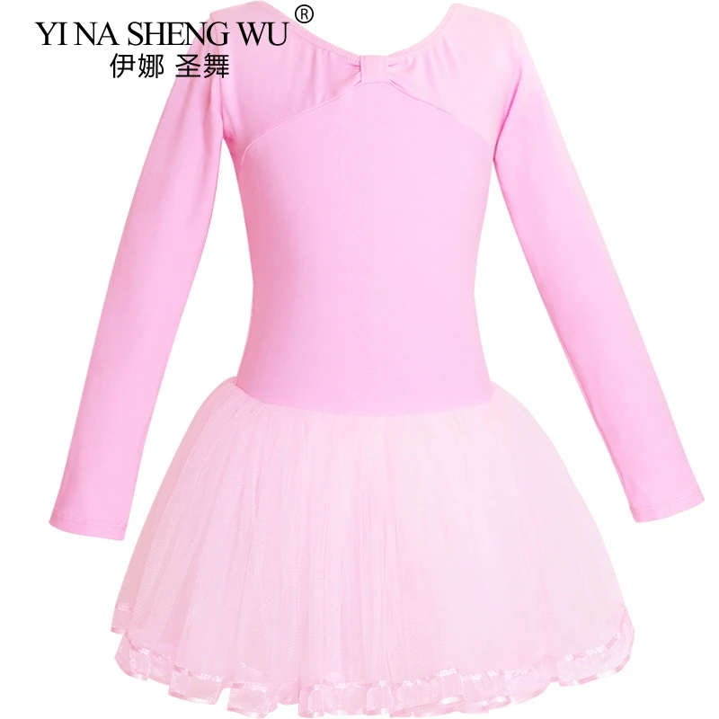 New Children Ballet Dancing Dress Dance Performance Princess Dress Ballet Dance Practice Clothing Girls Fall Soft Chiffon Tutu