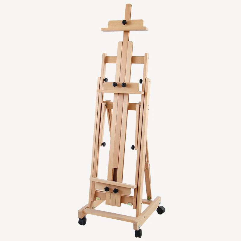 Solid Wood Easel Artist Oil Paint Caballete De Pintura Stand Caballete  Large Watercolor Paint Stand Art Supplies for Artist - AliExpress