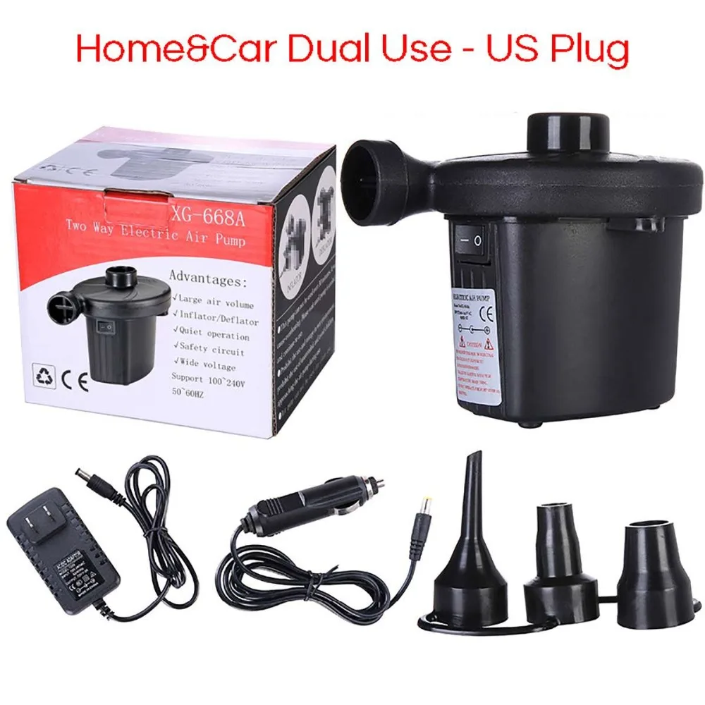 Bomba de ar Compressor de ar para o Barco Colchão de Acampamento Brinquedo com Bicos Casa o Uso do Carro Inflator Elétrica Portátil Mini Inflável 3 12v 10 High Quality Automóveis e motos