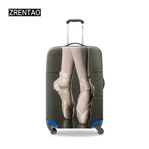 Леди девушка балет танец печати S/M/L/XL водонепроницаемый багаж набор защитный чехол применяется к 18-32 дюймов праздник путешествия багаж чехол