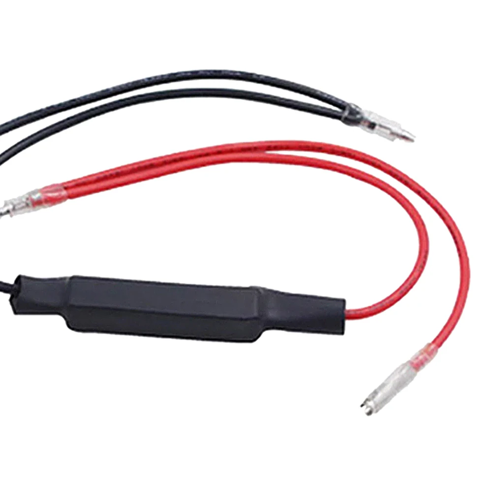 Motorcycles LED Turn Signal Bulb Flasher Relay Fast Blinker Fix 10W 10ohm