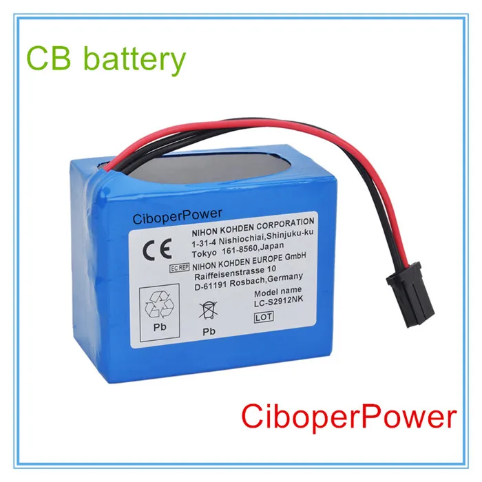 

Replacement FOR Defibrillator TEC-7500, TEC7511, 7521, 7431, 7531,TEC7521,9320,ECG-9522P Medic BATTERY