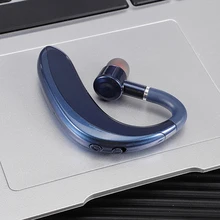 S109 Single Bluetooth Business Wireless Headset CVC6 0 Noise Reduction HD Call Sport Ear Hook Earphone Support Fast Charging