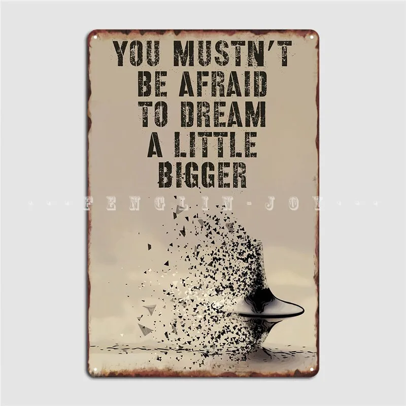 

Inception Quote Metal Sign Painting Décor Kitchen Customize Club Tin Sign Poster