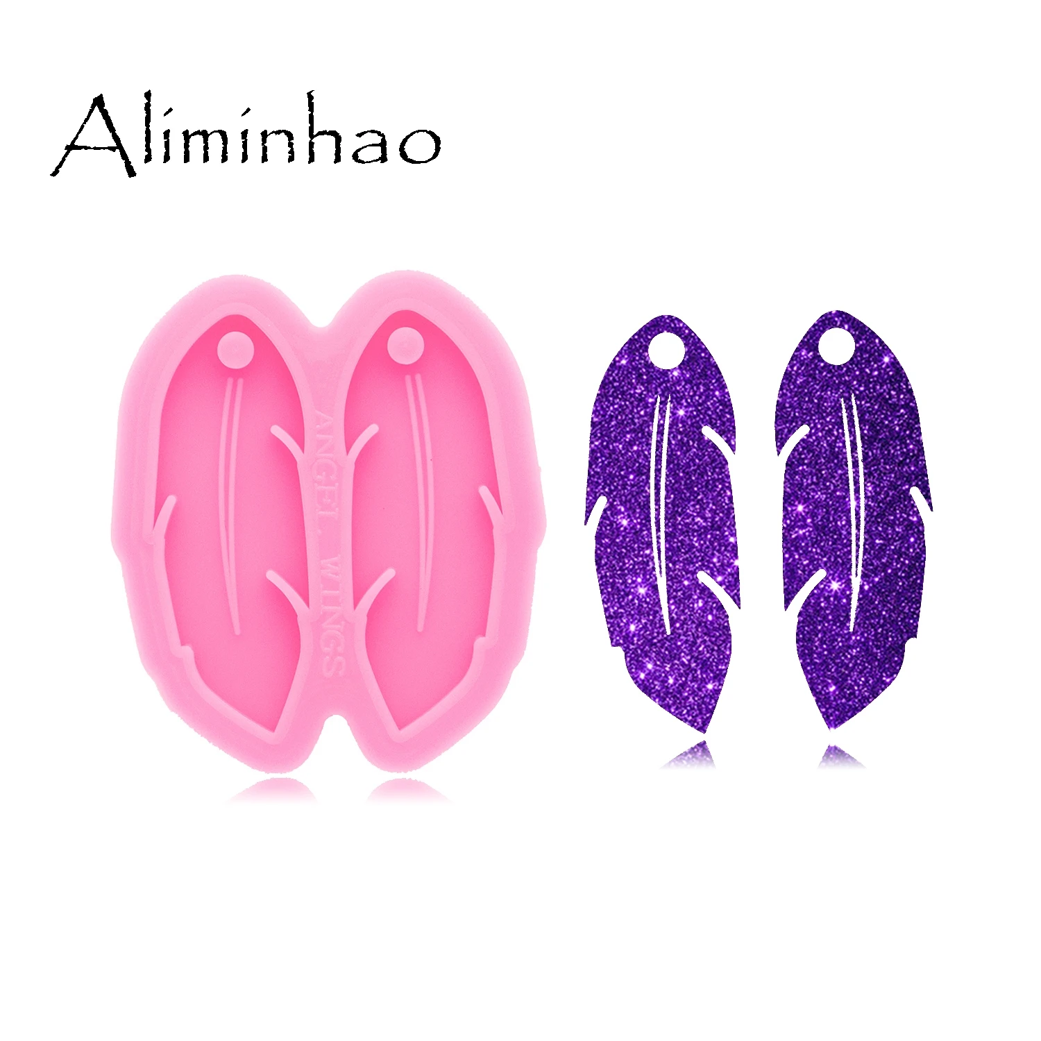 DY0588 Veer Oorbel Mold Diy Handgemaakte Charms Mold   Super Glossy Resin Mold Epoxy Sieraden Siliconen Mal|Kleimallen|   - AliExpress