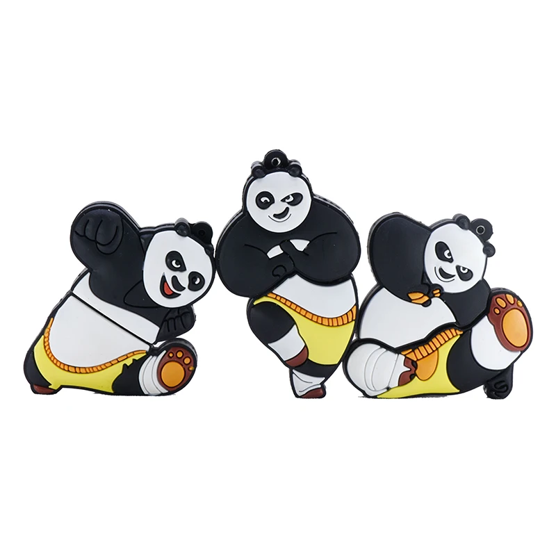 Usb флеш накопитель Kung Fu Panda 32 ГБ 16 8 4 Гб флешка 64 128 256 мультяшная память usb ручка в